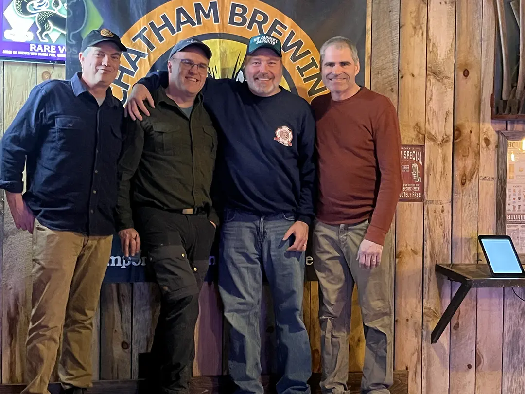 The partners of Chatham Brewing.